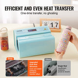 VEVOR Auto Tumbler Heat Press Machine 325-887 ml Sublimation Mug Heat Press Blue - Top-Down View