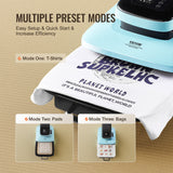 VEVOR Auto Heat Press Machine, 15 x 15 in Smart T Shirt Press Machine with Auto Release, Heats Up Fast and Evenly, Sublimation Heat Press for T Shirts, Sublimation, Vinyl, Heat Transfers Projects - Side View