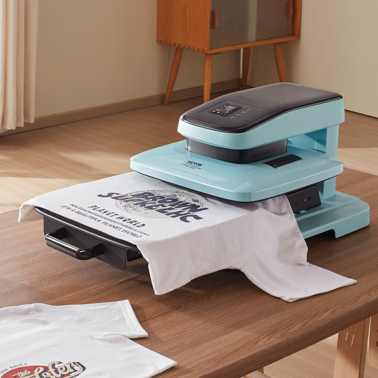 VEVOR Auto Heat Press Machine, 15 x 15 in Smart T Shirt Press Machine with Auto Release, Heats Up Fast and Evenly, Sublimation Heat Press for T Shirts