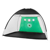 VEVOR Golf Net, 10x7ft All in 1 Practice Net, Indoor Outdoor Home Golf Swing Training, Golf Hitting Aid Net with Target/Turf Mats/Balls/Tee/Golf Club/Bag, for Backyard Driving Chipping, Gift for Men - Extra Image