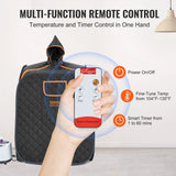 VEVOR Portable Steam Sauna Tent 1000W Personal Spa Loss Weight Detox Therapy, 800x800x1000 mm - 45-Degree Angle