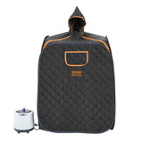 VEVOR Portable Steam Sauna Tent 1000W Personal Spa Loss Weight Detox Therapy, 800x800x1000 mm - Extra Image