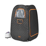 VEVOR 1000W Personal Steam Sauna Tent Loss Weight Detox Therapy Spa Compact, 800 x 800 x 1330 mm - Low Angle