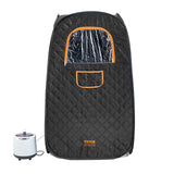 VEVOR 1000W Personal Steam Sauna Tent Loss Weight Detox Therapy Spa Compact, 800 x 800 x 1330 mm