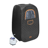VEVOR 1000W Personal Steam Sauna Tent Loss Weight Detox Therapy Spa Compact, 800 x 800 x 1330 mm