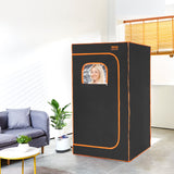VEVOR Portable Steam Sauna Tent Full Size 1000W Personal Sauna Blanket W/ Chair, 880 x 880 x 1600 mm - Low Angle