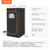 VEVOR Portable Steam Sauna Tent Full Size 2000W Personal Sauna Blanket W/ Chair,880 x 880 x 1780 mm - Close-Up Angle