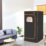 VEVOR Portable Steam Sauna Tent Full Size 2000W Personal Sauna Blanket W/ Chair,880 x 880 x 1780 mm - Low Angle
