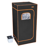 VEVOR Portable Steam Sauna Tent Full Size 2000W Personal Sauna Blanket W/ Chair,880 x 880 x 1780 mm - Extra Image