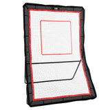 VEVOR Lacrosse Rebounder for Backyard, 5x7 Ft Volleyball Bounce Back Net, Pitchback Throwback Baseball Softball Return Training Screen, Adjustable