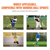 VEVOR Lacrosse Rebounder for Backyard, 5x7 Ft Volleyball Bounce Back Net, Pitchback Throwback Baseball Softball Return Training Screen, Adjustable