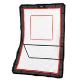 VEVOR Lacrosse Rebounder for Backyard, 5x7 Ft Volleyball Bounce Back Net, Pitchback Throwback Baseball Softball Return Training Screen, Adjustable