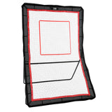 VEVOR Lacrosse Rebounder for Backyard, 5x7 Ft Volleyball Bounce Back Net, Pitchback Throwback Baseball Softball Return Training Screen, Adjustable