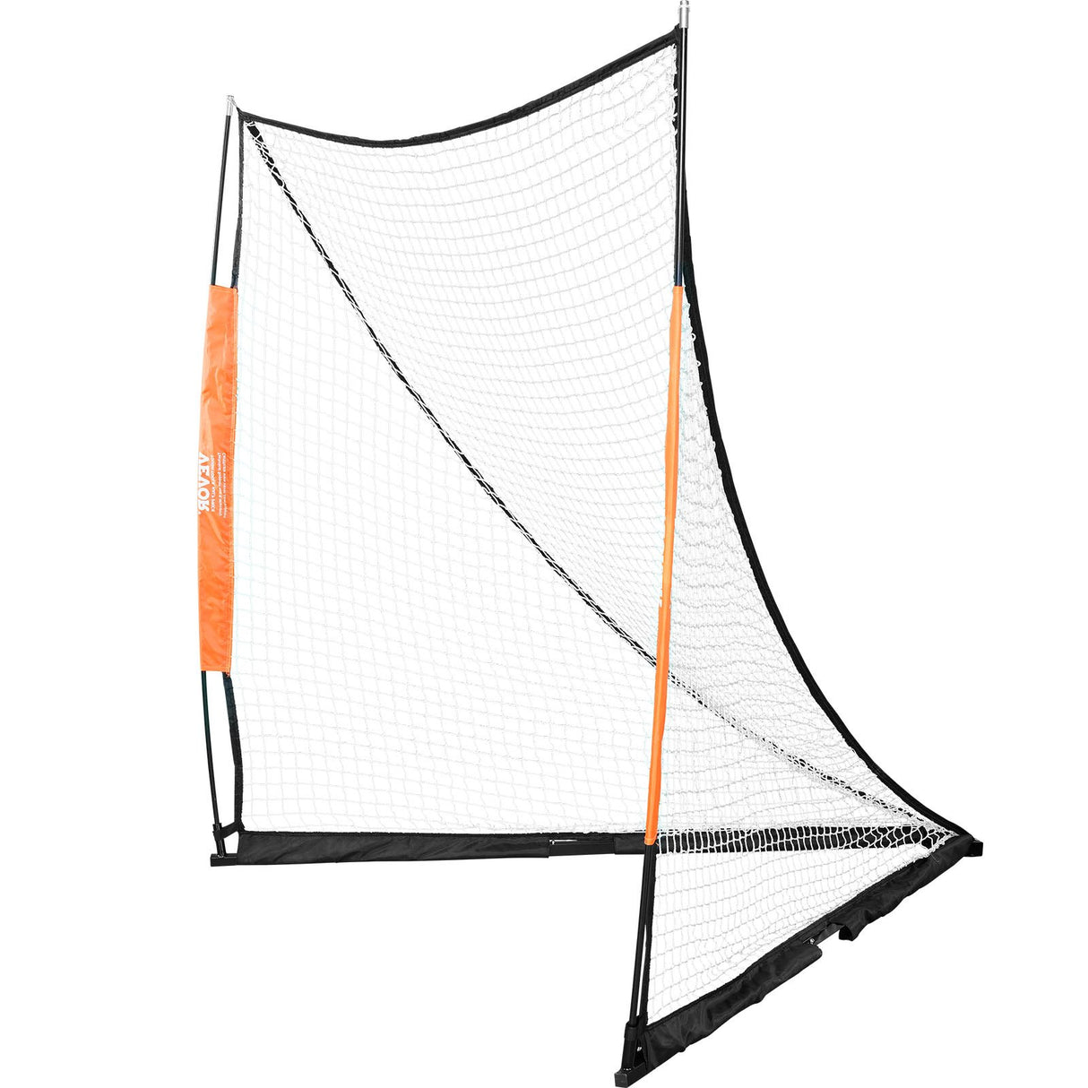 VEVOR Lacrosse Goal, 1.8mx1.8m Lacrosse Net, Portable Lacrosse Goal with Carry Bag, Fiberglass Rod Backyard Lacrosse Training Equipment, Easy Setup