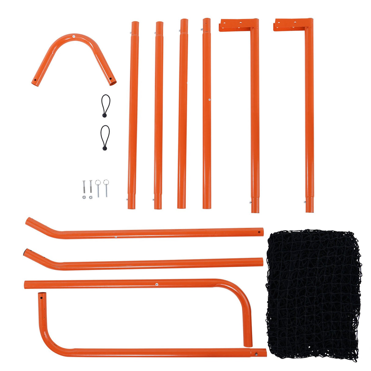VEVOR Lacrosse Goal, 1.8mx1.8m Lacrosse Net, Folding Portable Backyard Lacrosse Training Equipment, Steel Frame Training Net, Quick & Easy Setup