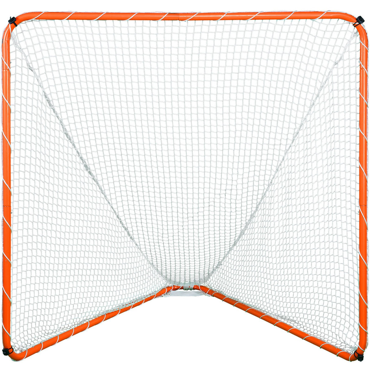 VEVOR Lacrosse Goal, 6' x 6' Lacrosse Net, Steel Frame Backyard Lacrosse Training Equipment, Portable Lacrosse Goal with Carry Bag, Quick & Easy Setup