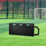 VEVOR Soccer Rebounder Board, 100x40 cm Portable Soccer Wall with 2 Angles Rebound, Foldable HDPE Kickback Rebound Board, Soccer Training Equipment for Kids and Adults, Passing & Shooting Practice - Low Angle
