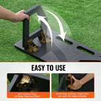 Soccer Rebounder Board, 32"X12" Portable Soccer Wall with 2 Angles Rebound, Foldable HDPE Kickback Rebound, image 5