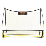 VEVOR Soccer Trainer, 2-IN-1 Portable Soccer Rebounder Net, Iron Soccer Practice Equipment, Sports Football Rebounder Wall with Portable Bag, Perfect for Team Solo Training, Passing, Volley - Extra Image