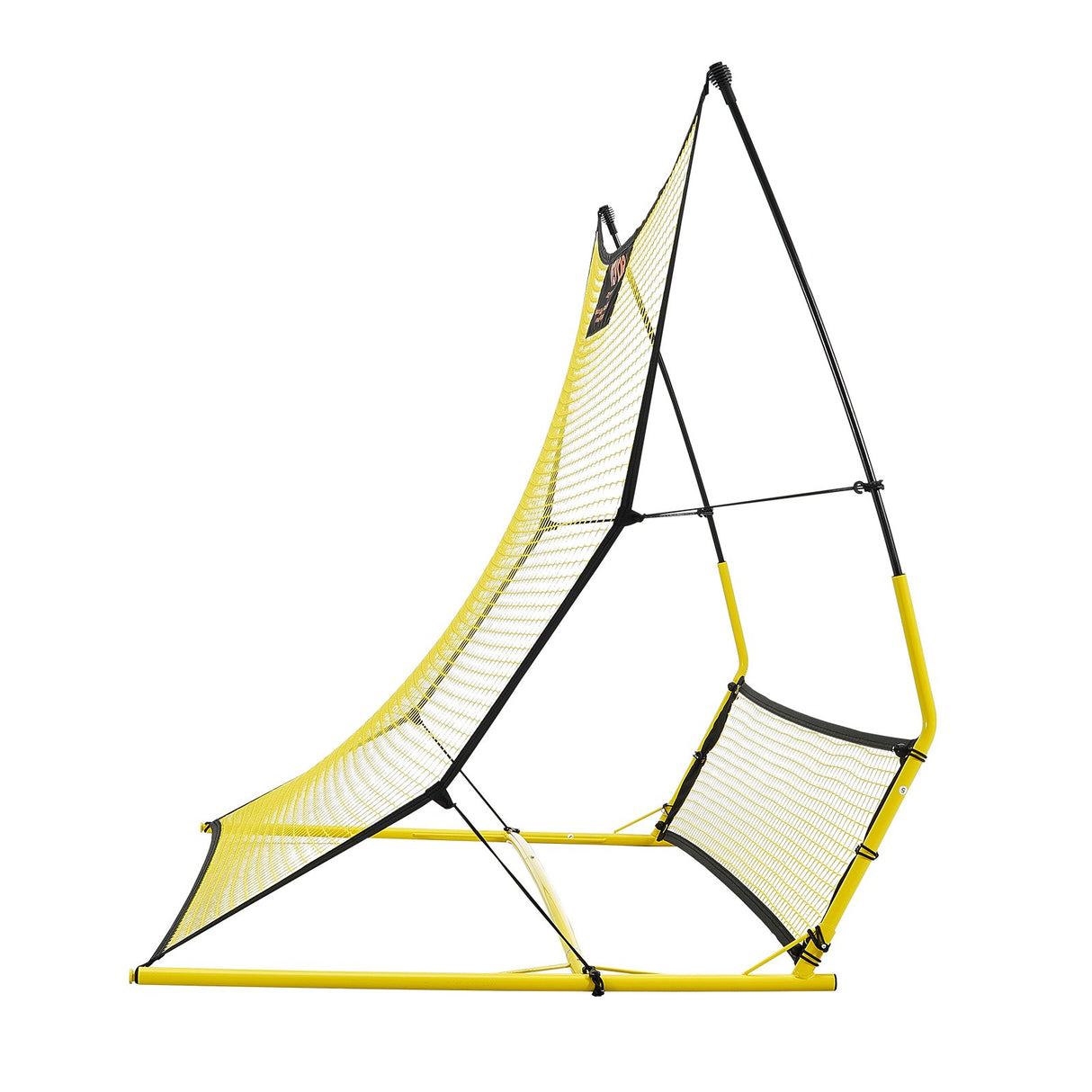 VEVOR Soccer Trainer, 2-IN-1 Portable Soccer Rebounder Net, Iron Soccer Practice Equipment, Sports Football Rebounder Wall with Portable Bag, Perfect