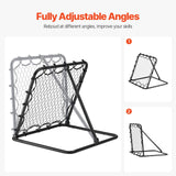 VEVOR 34"x34" Soccer Rebounder Net Kick-Back Portable Football Training Gifts