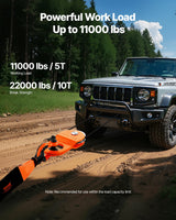 VEVOR 10 Ton Recovery Winch Snatch Block 22,000 lbs Capacity Off Road ATV UTV - Front View