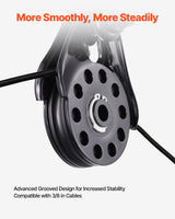 VEVOR 14.5 Ton Recovery Snatch Block Pulley Snatch 32,000 lbs Capacity ATV UTV - 45-Degree Angle