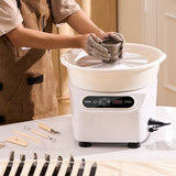 VEVOR Pottery Wheel, 11 inch Pottery Forming Machine, 350W Electric Wheel for Pottery with Foot Pedal and LCD Touch Screen, Direct Drive Ceramic Wheel