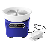 VEVOR Pottery Wheel, 11 inch Pottery Forming Machine, 350W Electric Wheel for Pottery with Foot Pedal and LCD Touch Screen, Direct Drive Ceramic Wheel with Shaping Tools for DIY Art Craft, Blue - Extra Image