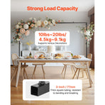 Over The Table Rod Stand with Clamps, 13"-42" Tall & 28"-98" Length Adjustable, 2 Packs Table Arch Stand, Tabletop Balloon Arch Frame for Wedding Birthday Party Christmas Decorations, Black