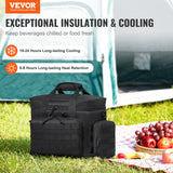 VEVOR Cooler Bag 20L Insulated Lunch Bag Molle Design & Removable Storage Bags - Front View