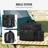 VEVOR Cooler Bag 20L Insulated Lunch Bag Molle Design & Removable Storage Bags - Rear View