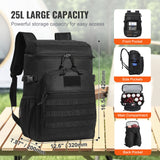 VEVOR Cooler Bag 25L Insulated Lunch Bag Molle Design & Removable Storage Bags - Side View