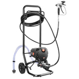 VEVOR Stand Airless Paint Sprayer, 750W 3000PSI High Efficiency Electric Airless Sprayer With Cart,