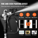 VEVOR Stand Airless Paint Sprayer, 950W 3000PSI High Efficiency Electric Airless Sprayer, Fine And Even Painting Effect, Handheld Paint Sprayers for Home Interior and Exterior Furniture and Fences - Side View