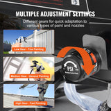 VEVOR Stand Airless Paint Sprayer, 950W 3000PSI High Efficiency Electric Airless Sprayer, Fine And Even Painting Effect, Handheld Paint Sprayers for Home Interior and Exterior Furniture and Fences - Top-Down View