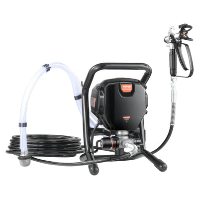 VEVOR Stand Airless Paint Sprayer, 750W 3000PSI High Efficiency Electric Airless Sprayer, Fine And Even Painting Effect, Handheld Paint Sprayers for