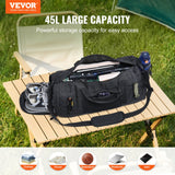 VEVOR Tactical Duffle Bag 45L Gym Bag Duffle Molle Design & Shoe Compartment - Front View