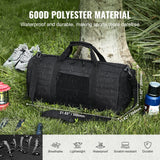 VEVOR Tactical Duffle Bag 45L Gym Bag Duffle Molle Design & Shoe Compartment - Side View
