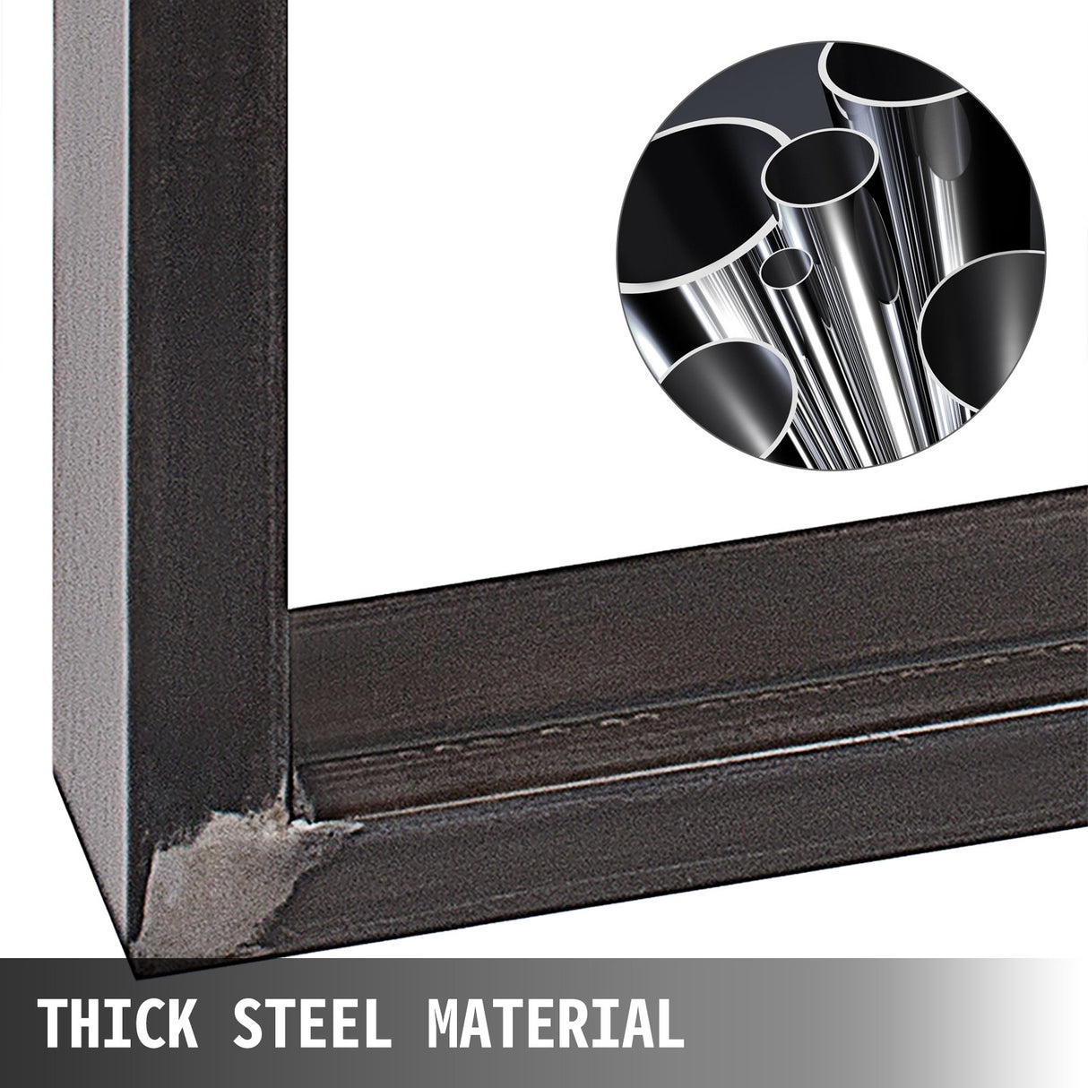 VEVOR 72 x 60 cm Dining Table Legs Office Table Legs Set of 2 Steel Table Legs Computer Desk Legs Steel Bench Legs Country Style Table Legs DIY Furniture Legs