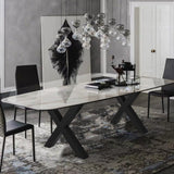 VEVOR Metal Table Legs 28.4 x 29.9 Inch Black Table Legs Premium steel table legs with X-frame style Steel Bench Legs Country Style Table Legs Furniture Leg Perfect for Coffee Store Home Office Bar - Low Angle