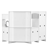 VEVOR Kitchen Playset Kids Pretend Cooking Play Toy 24 Piece Accessories White - Extra Image