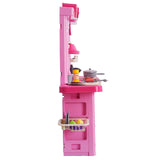 VEVOR Kitchen Playset Kids Pretend Cooking Play Toy 74 Piece Accessories Pink - Extra Image