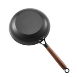 VEVOR Cast Iron Skillet, 3-Piece Frying Pan Set (205, 265, 310 mm), Nonstick Skillets with Detachable Wood Handle, Pre-Seasoned Chef's Pan, Kitchen Cookware for Gas, Electrical, and Induction, Black - Extra Image