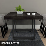 VEVOR Black Metal Table Legs Set of 2 Steel Table Legs 800x720 MM Dining Table Legs Office Table Legs Computer Desk Legs Steel Bench Legs Country