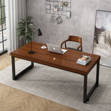 VEVOR Black Metal Table Legs Set of 2 Steel Table Legs 800x720 MM Dining Table Legs Office Table Legs Computer Desk Legs Steel Bench Legs Country Style Table Legs DIY Furniture Legs - Extra Image