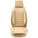 VEVOR Seat Covers, Universal Car Seat Covers Front Seats, 2pcs Faux Leather Seat Cover, Semi-enclosed Design, Detachable Headrest and Airbag