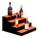 VEVOR LED Lighted Liquor Bottle Display Bar Shelf RF & App Control 406 mm 4-Step - Extra Image