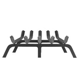 VEVOR Fireplace Log Grate, 609.6mm Heavy Duty Fireplace Grate with 6 Support Legs, 19.05mm Solid Powder-coated Steel Bars, Log Firewood Burning Rack Holder for Indoor and Outdoor Fireplace - Extra Image