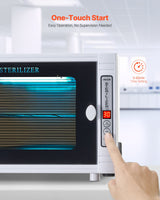 VEVOR Nail Tool Cleaning Machine 12L Large Capacity Tool Cabinet Cleaner Box - Top-Down View